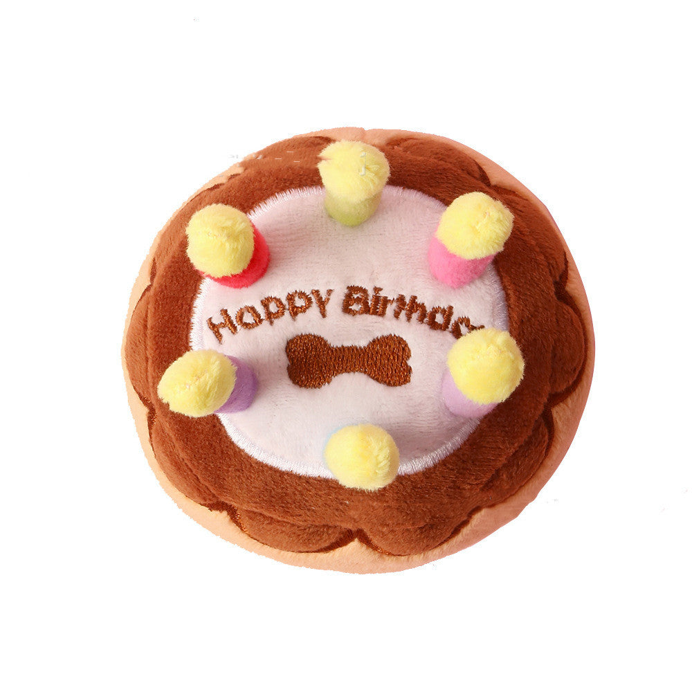 Birthday cake plush