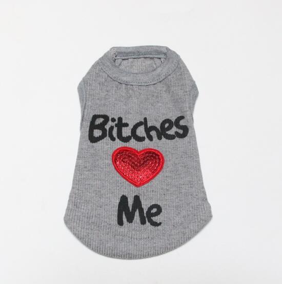 Dog shirt “******* love me”
