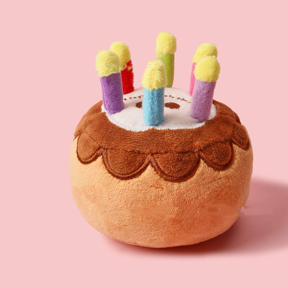 Birthday cake plush