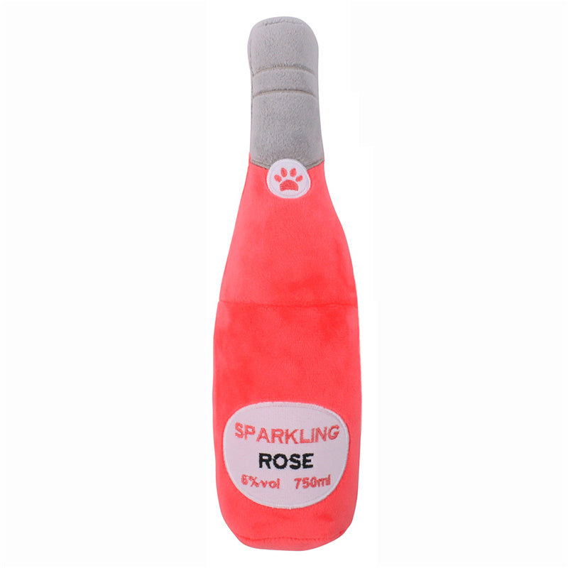 Alcohol dog plushie