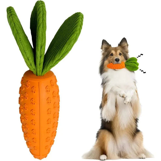 Dog carrot toy